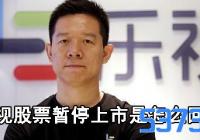 乐视股票暂停上市是怎么回事_乐视股票为什么