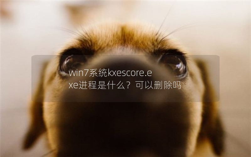 win7ϵͳkxescore.exeʲôɾ