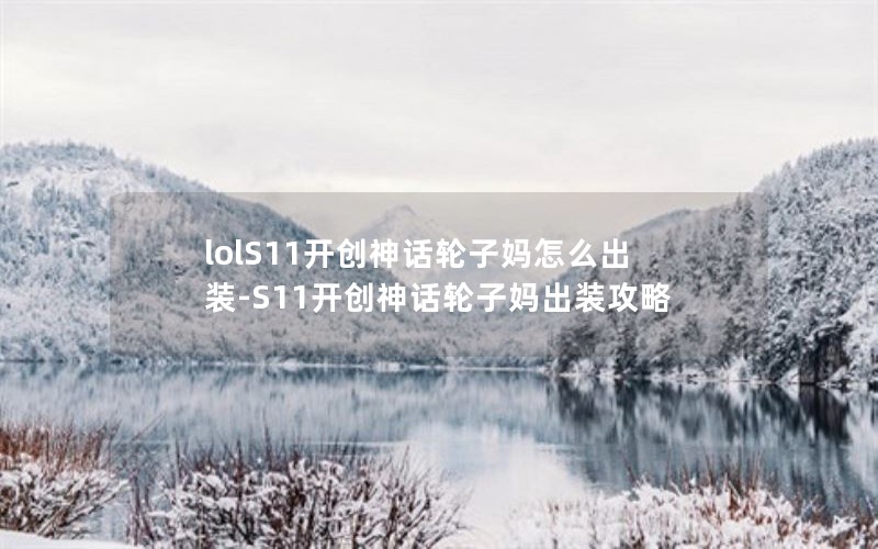 lolS11ôװ-S11װ