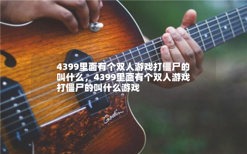 4399и˫ϷʬĽʲô4399и˫ϷʬĽʲôϷ