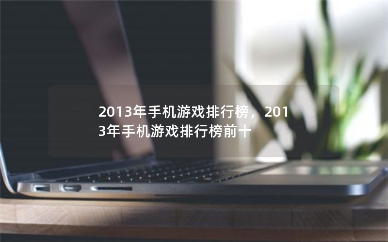2013ֻϷа2013ֻϷаǰʮ