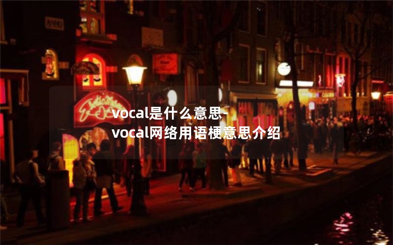 vocalʲô˼-vocal﹣˼